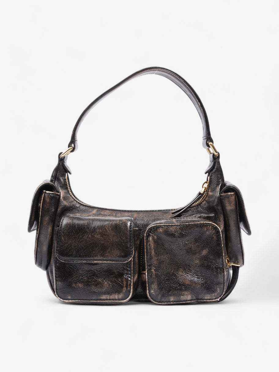 Miu Miu Pocket Bag Brown Nappa Leather Image 4