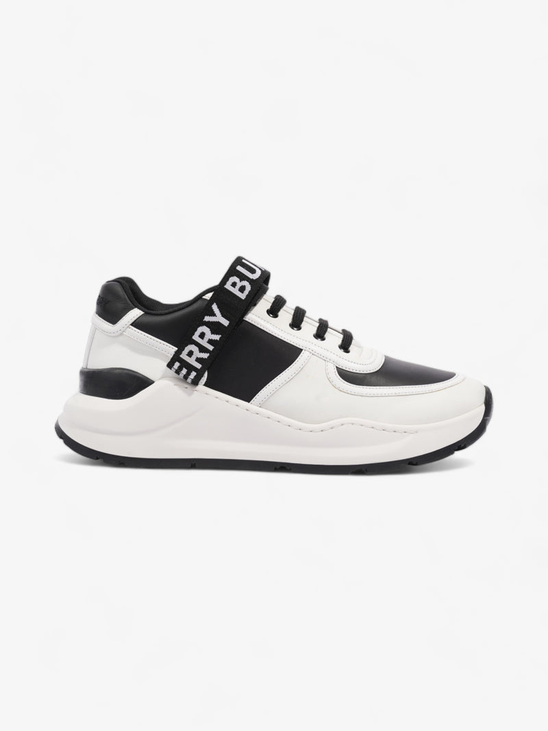  Burberry Ronnie Black / White Leather EU 44 UK 10