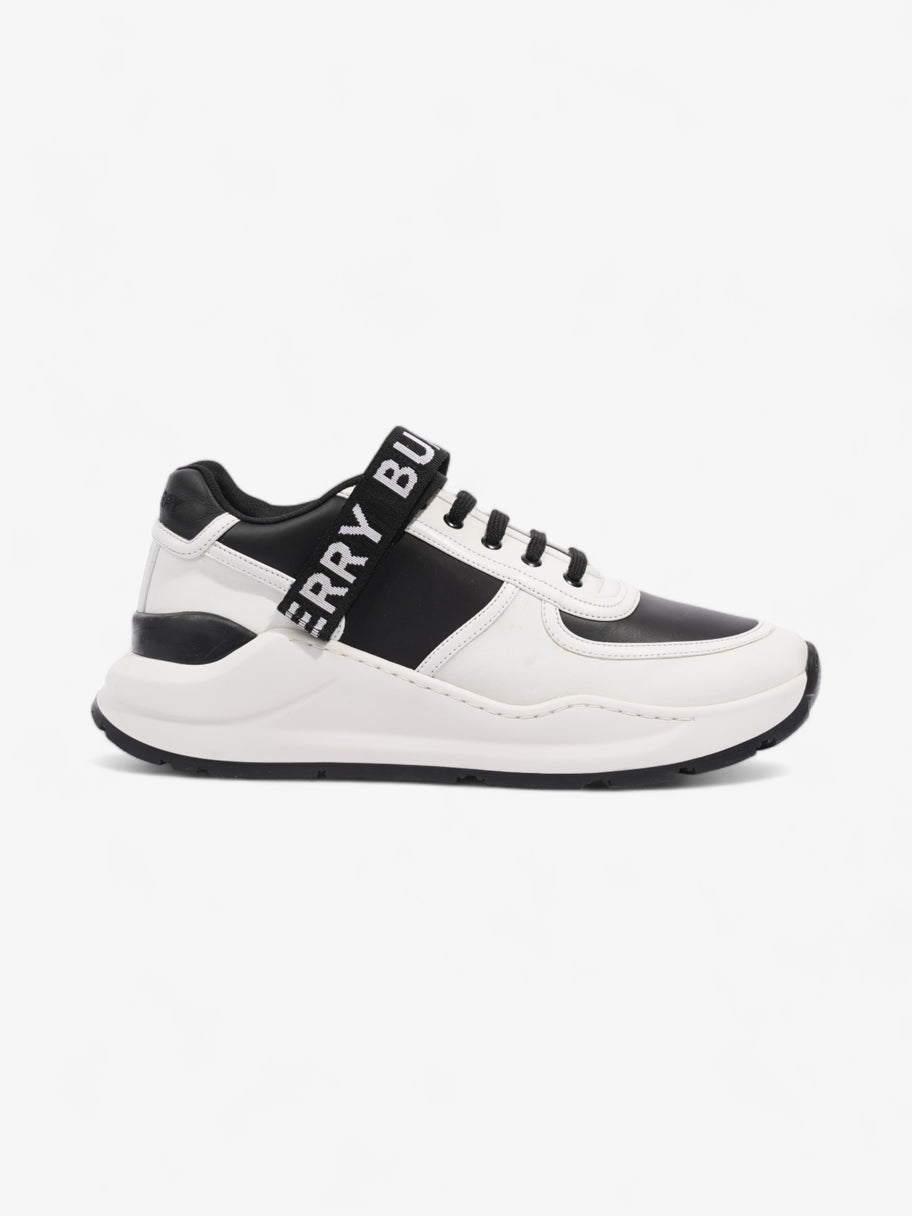 Burberry Ronnie Black / White Leather EU 44 UK 10 Image 1