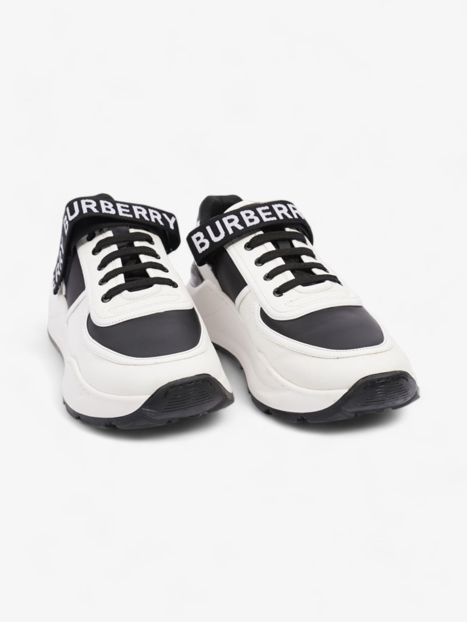 Burberry Ronnie Black / White Leather EU 44 UK 10 Image 2