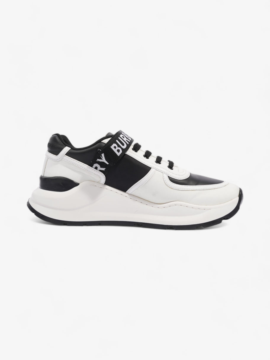 Burberry Ronnie Black / White Leather EU 44 UK 10 Image 4