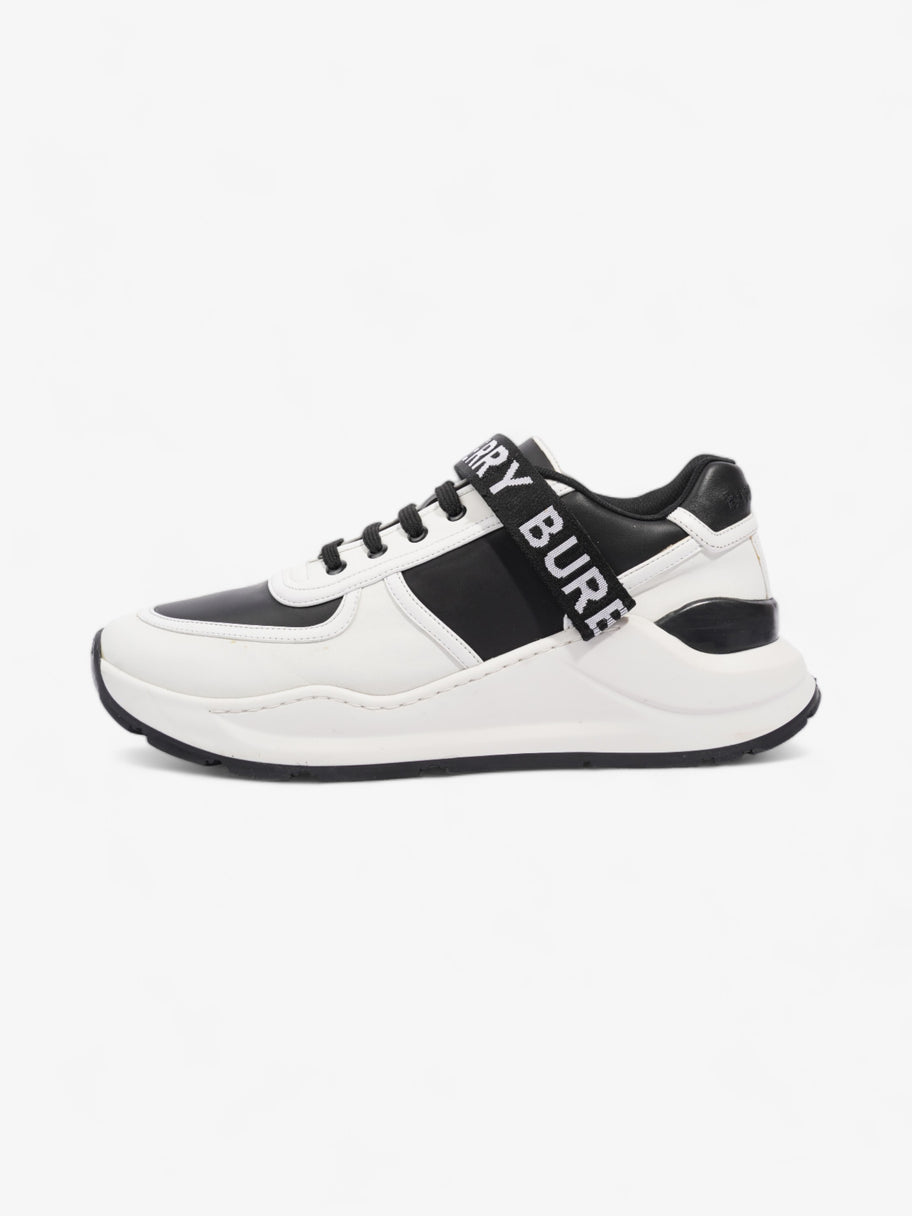 Burberry Ronnie Black / White Leather EU 44 UK 10 Image 5