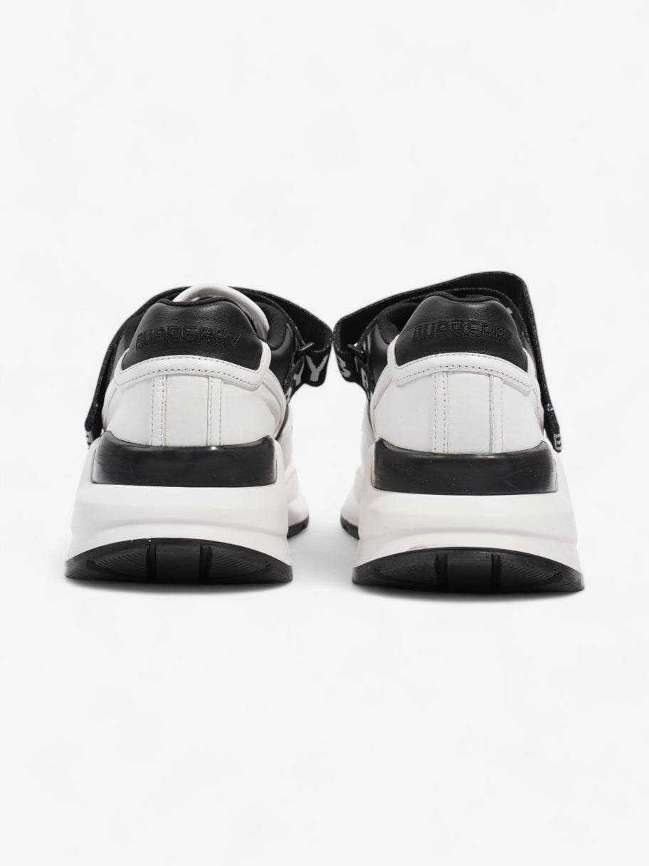 Burberry Ronnie Black / White Leather EU 44 UK 10 Image 6