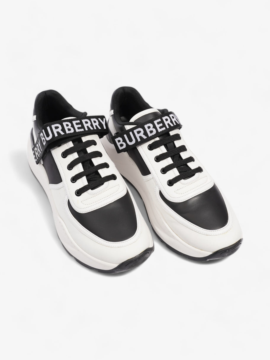 Burberry Ronnie Black / White Leather EU 44 UK 10 Image 8