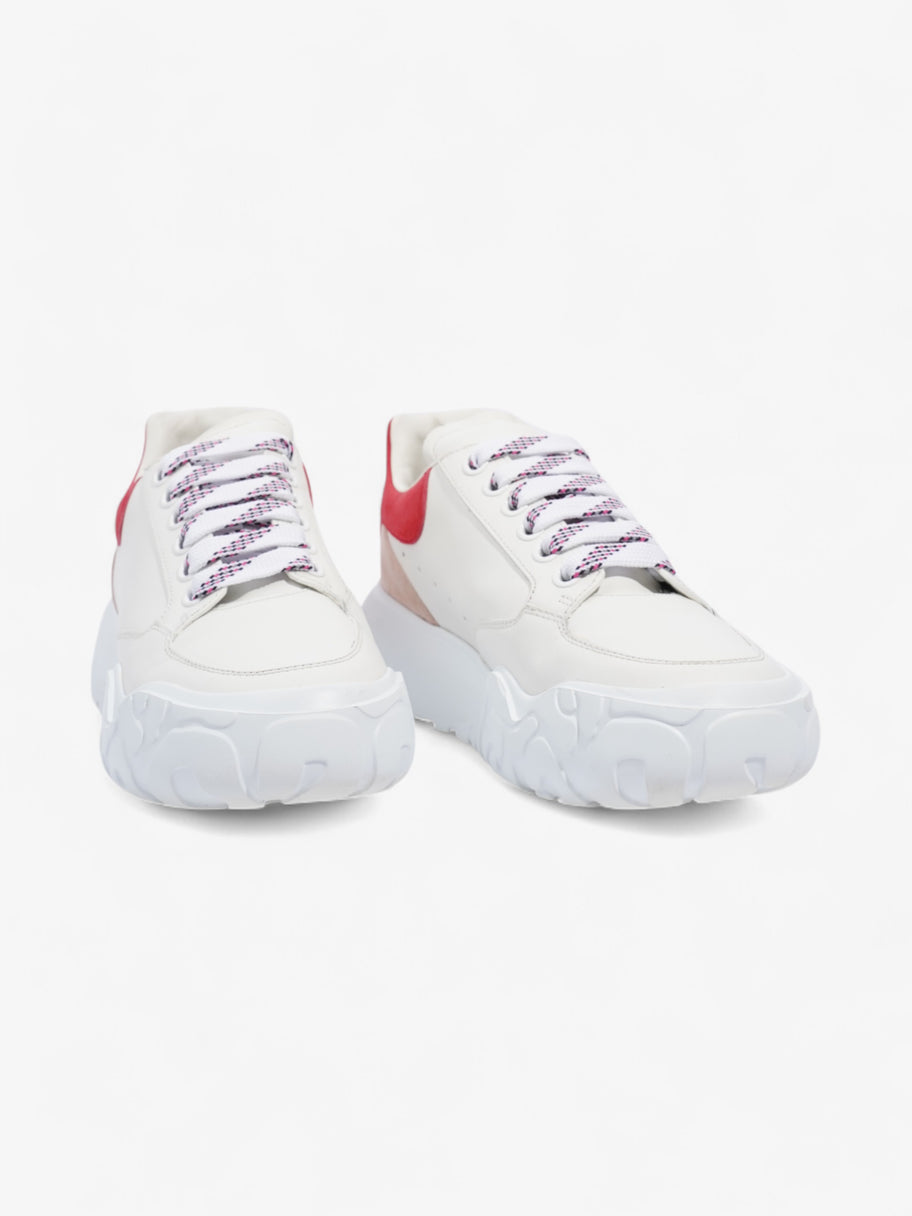 Alexander McQueen Court Sneakers White / Pink Leather EU 39 UK 6 Image 2