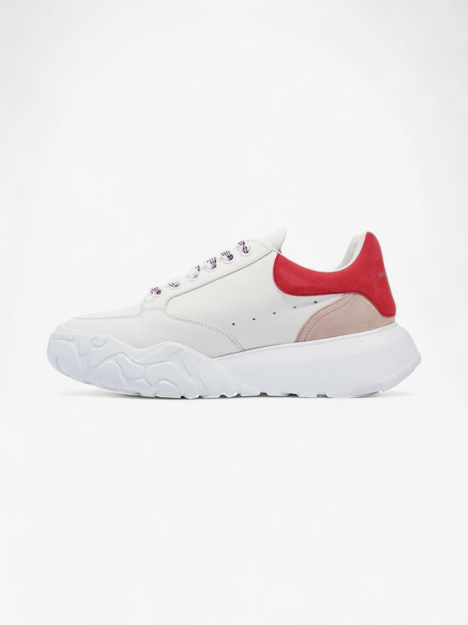 Alexander McQueen Court Sneakers White / Pink Leather EU 39 UK 6 Image 3