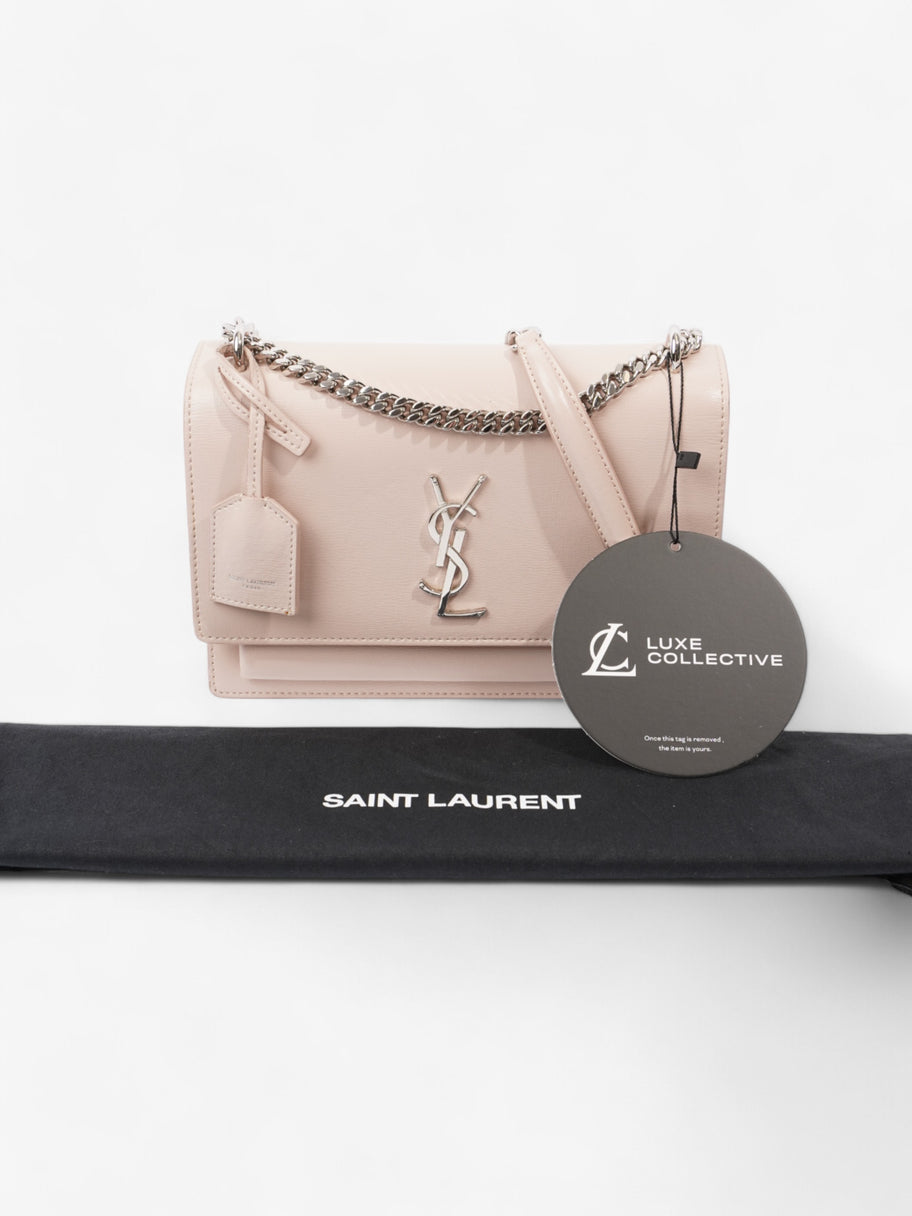 Saint Laurent Sunset Marble Pink Calfskin Leather Medium Image 11