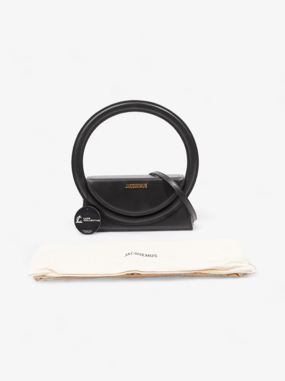 Jacquemus Le Sac Rond Black Leather Image 8