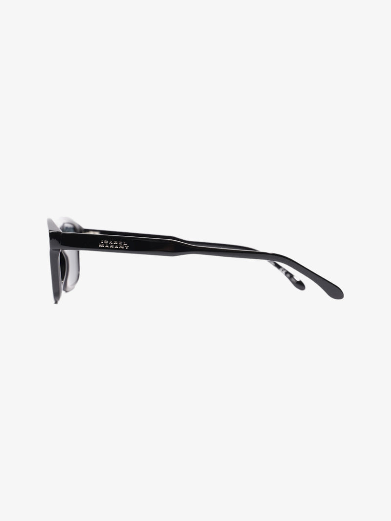  Isabel Marant Etoile Rectangular Sunglasses Black Acetate 145mm