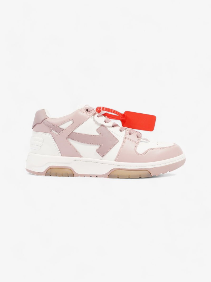  Off White Out Of Office Sneakers White  / Pink Leather EU 40 UK 7