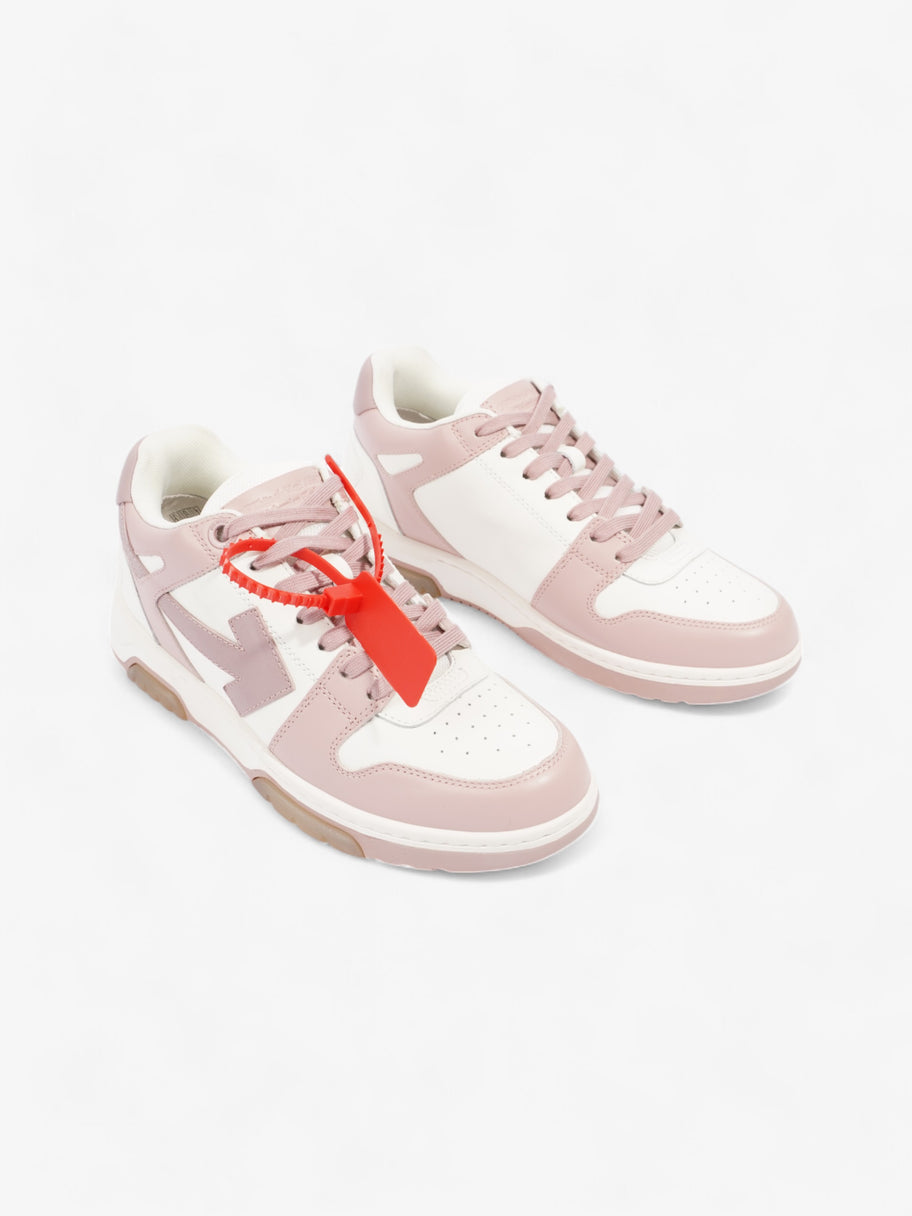 Off White Out Of Office Sneakers White  / Pink Leather EU 40 UK 7 Image 2