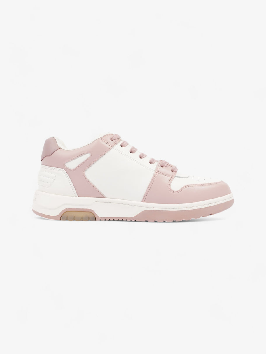 Off White Out Of Office Sneakers White  / Pink Leather EU 40 UK 7 Image 4