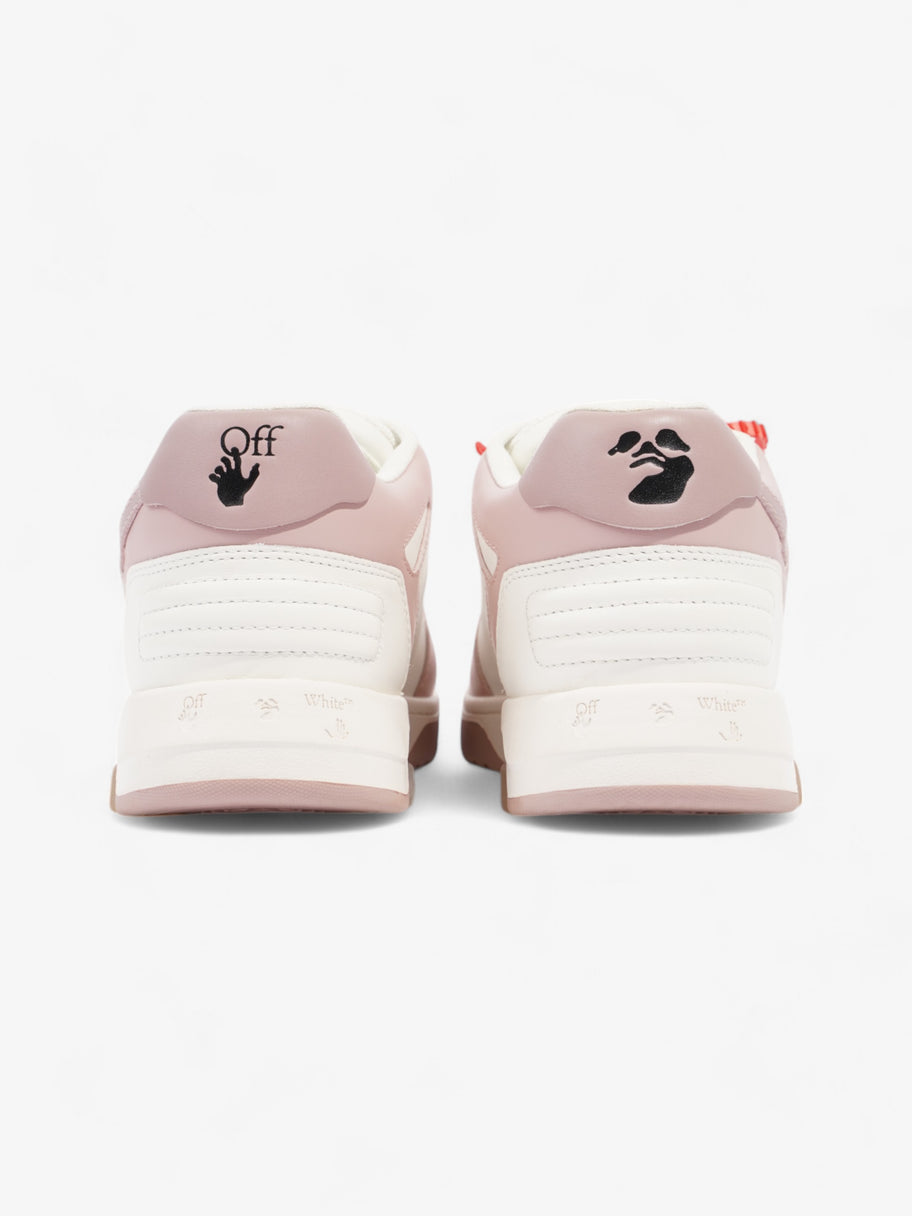 Off White Out Of Office Sneakers White  / Pink Leather EU 40 UK 7 Image 6