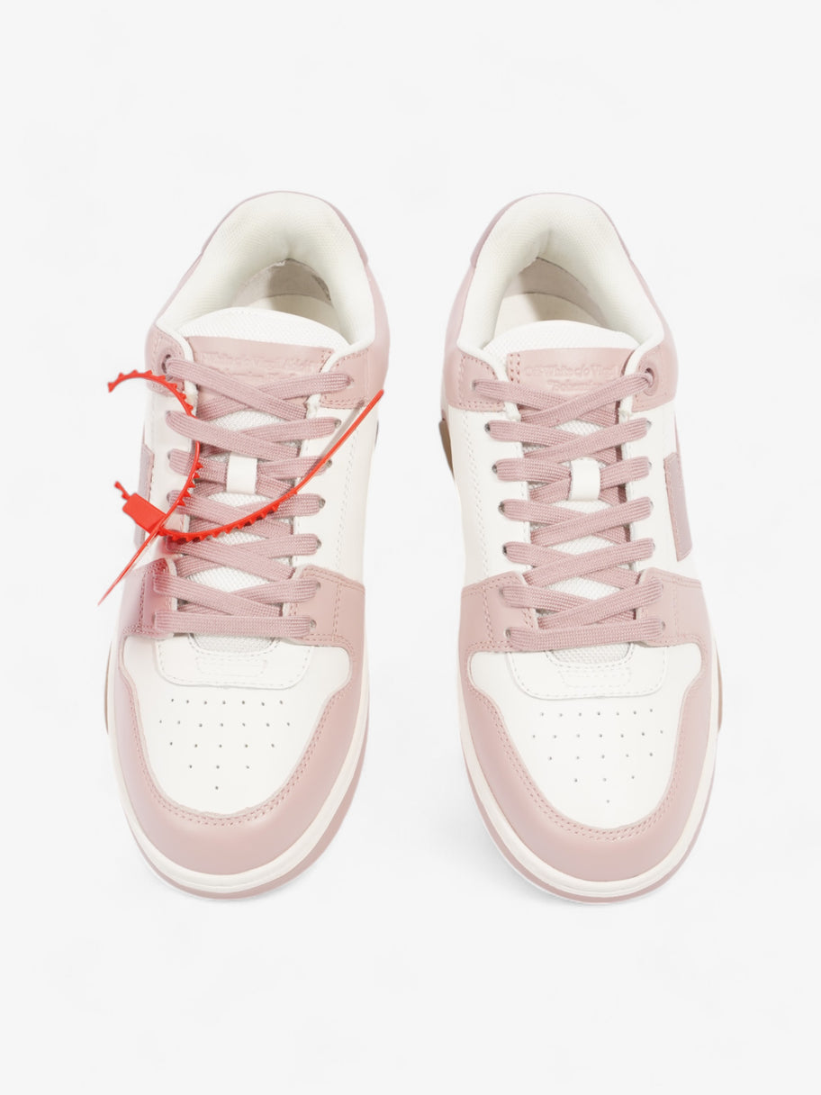 Off White Out Of Office Sneakers White  / Pink Leather EU 40 UK 7 Image 8