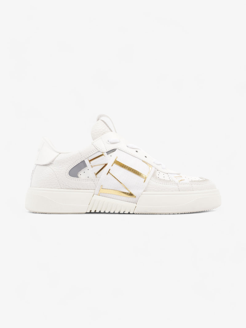  Valentino VL7N White / Gold Calfskin Leather EU 39 UK 6