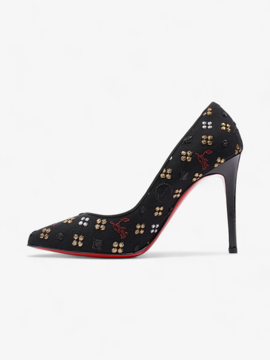 Christian Louboutin Pigalle Loubi In The Sky 100mm Black / Multicoloured Fabric EU 39 UK 6 Image 3