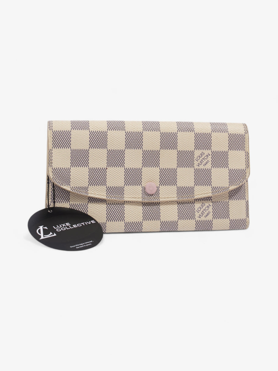 Louis Vuitton Emilie Wallet Damier Azur Coated Canvas Image 9