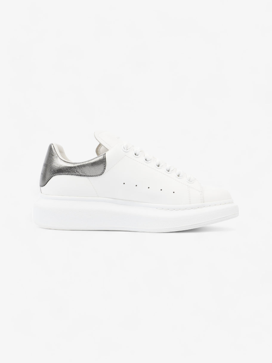 Alexander McQueen Oversized Sneakers White / Silver Leather EU 39 UK 6 Image 4