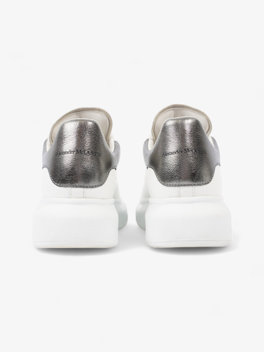 Alexander McQueen Oversized Sneakers White / Silver Leather EU 39 UK 6 Image 6