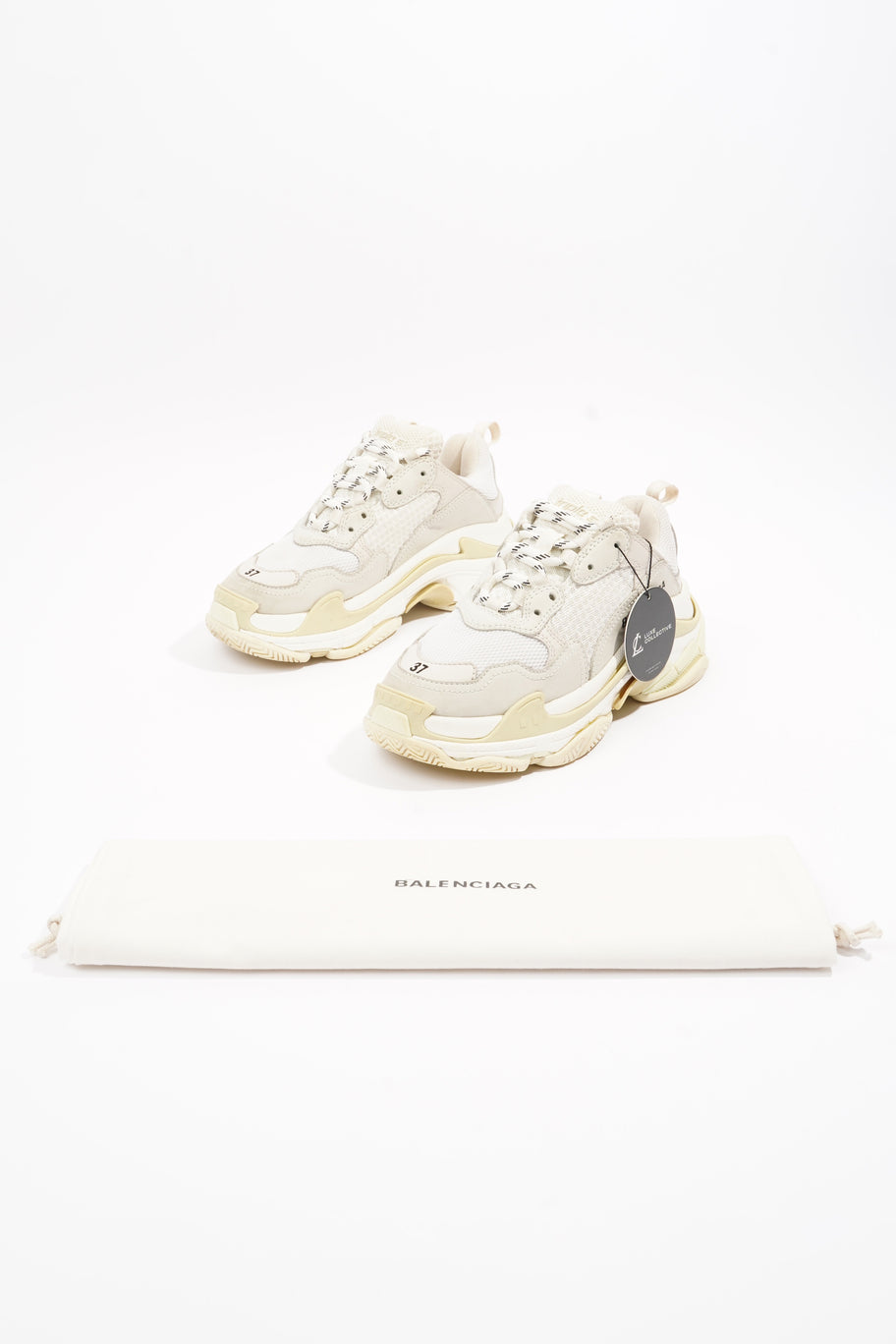 Triple S White / Cream Mesh EU 37 UK 4 Image 12