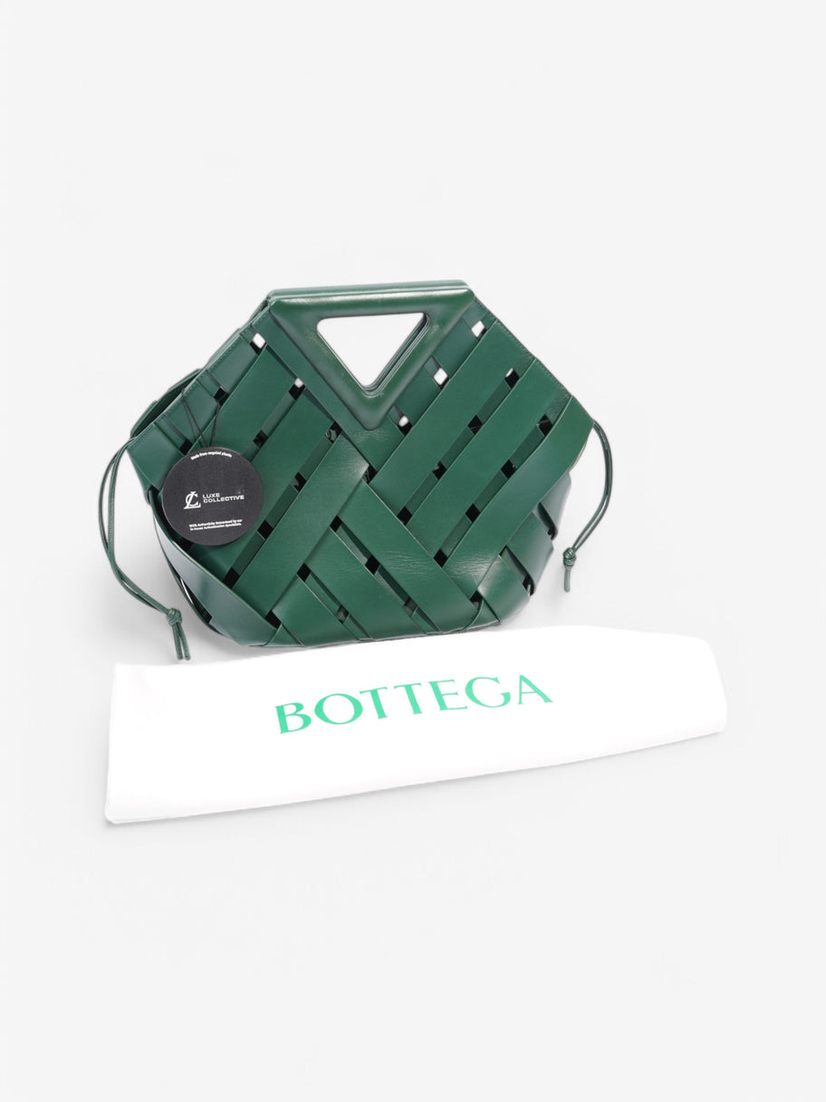 Bottega Veneta Triangle Basket Green Leather Image 12