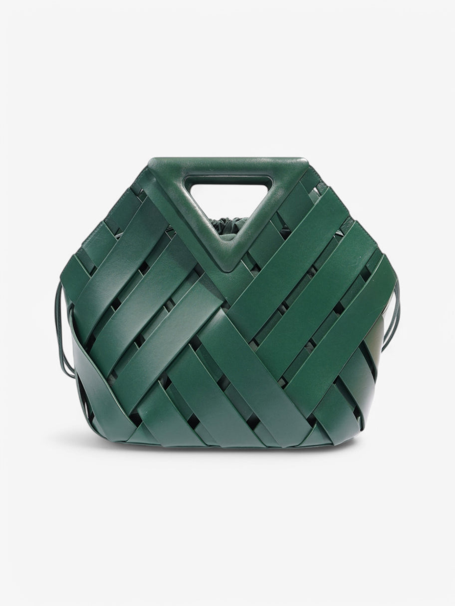 Bottega Veneta Triangle Basket Green Leather Image 4