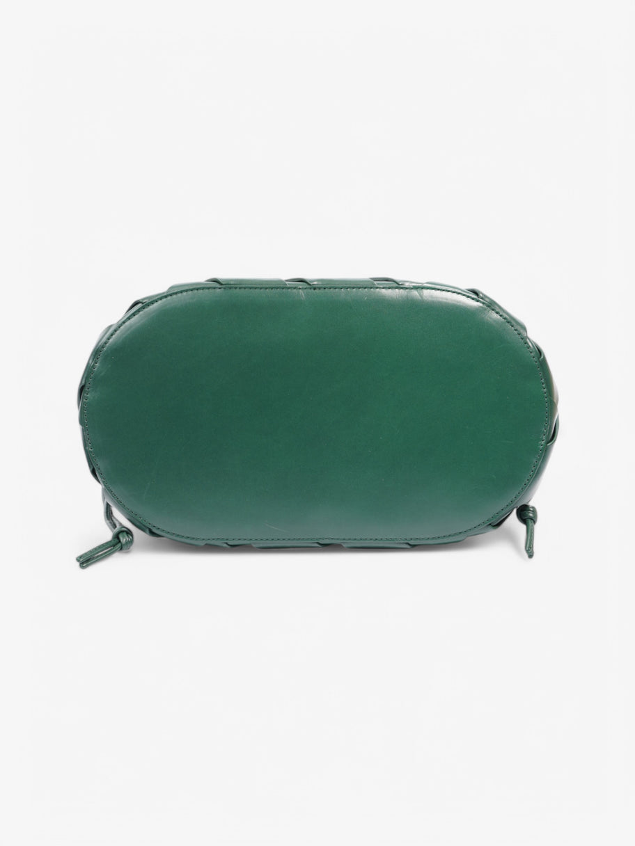 Bottega Veneta Triangle Basket Green Leather Image 6