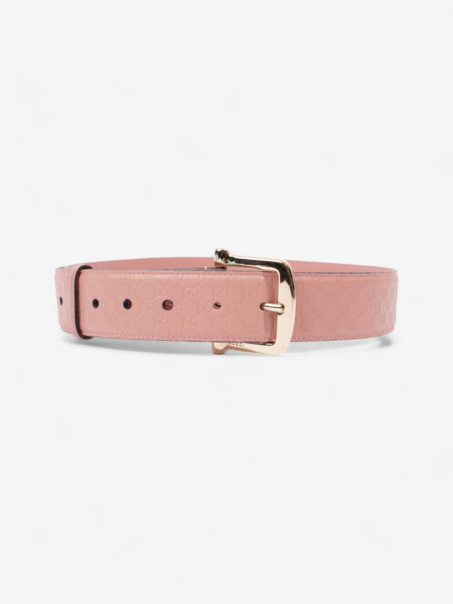 Gucci Microguccissima Belt Pink Leather 80cm 32