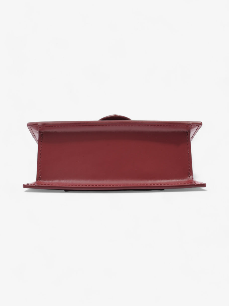 Jacquemus Le Bambino Dark Burgundy Calfskin Leather Image 6