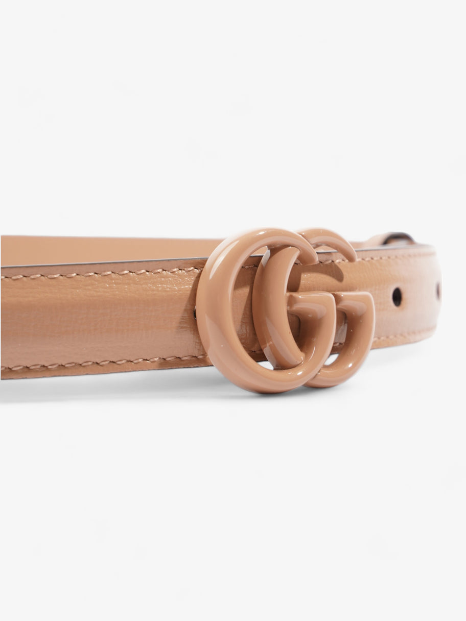 Gucci GG Marmont Thin Belt Beige Leather 95cm 38mm Image 2