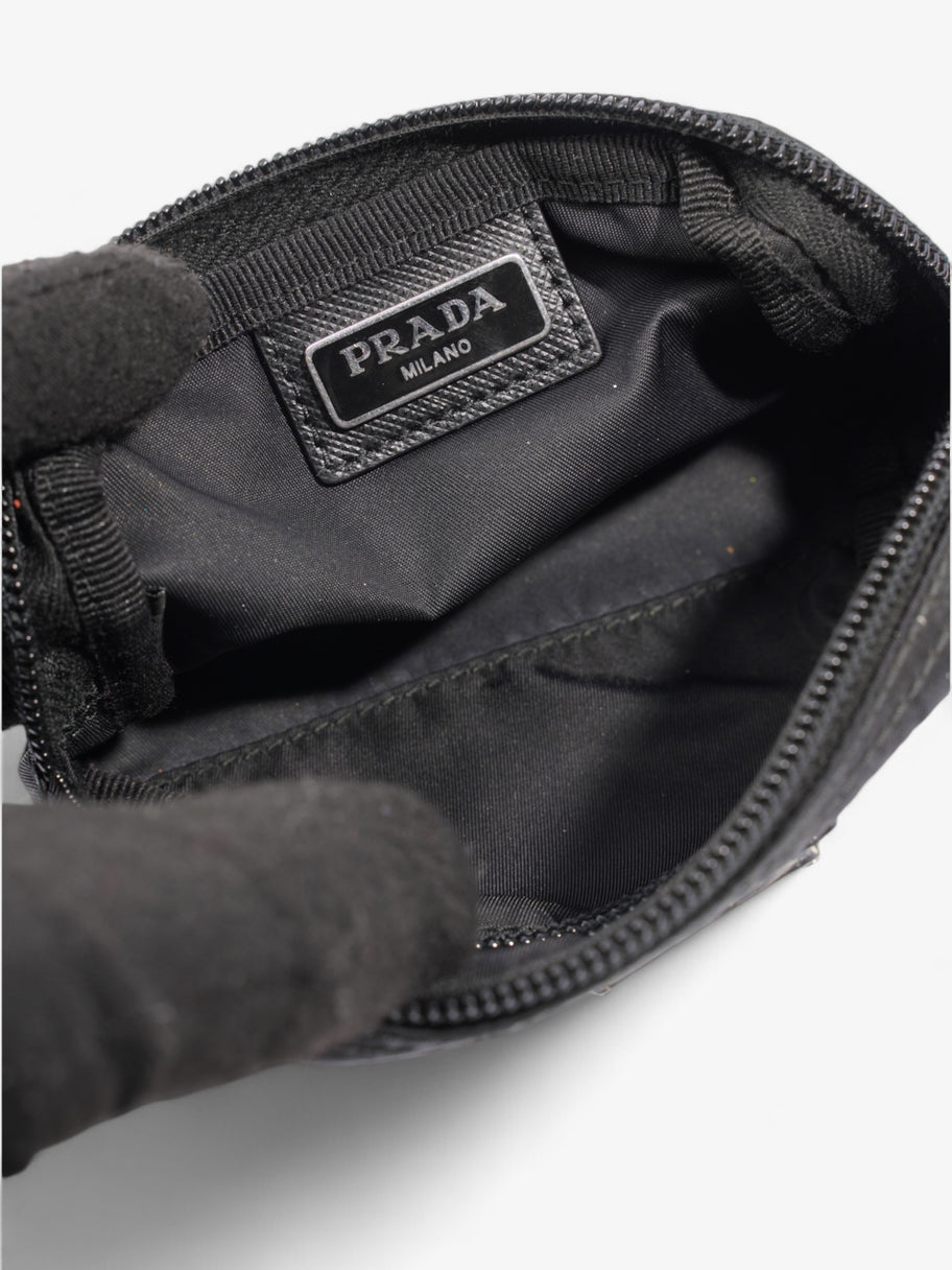 Prada Coin Purse Black Nylon Image 7