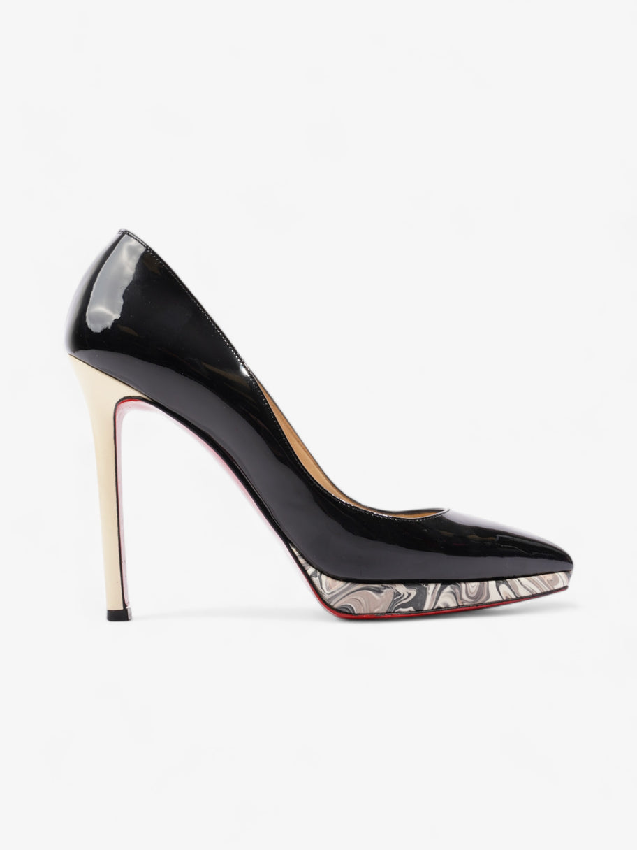 Christian Louboutin Pigalle Plato 120 Black Patent Leather EU 38.5 UK 5.5 Image 1