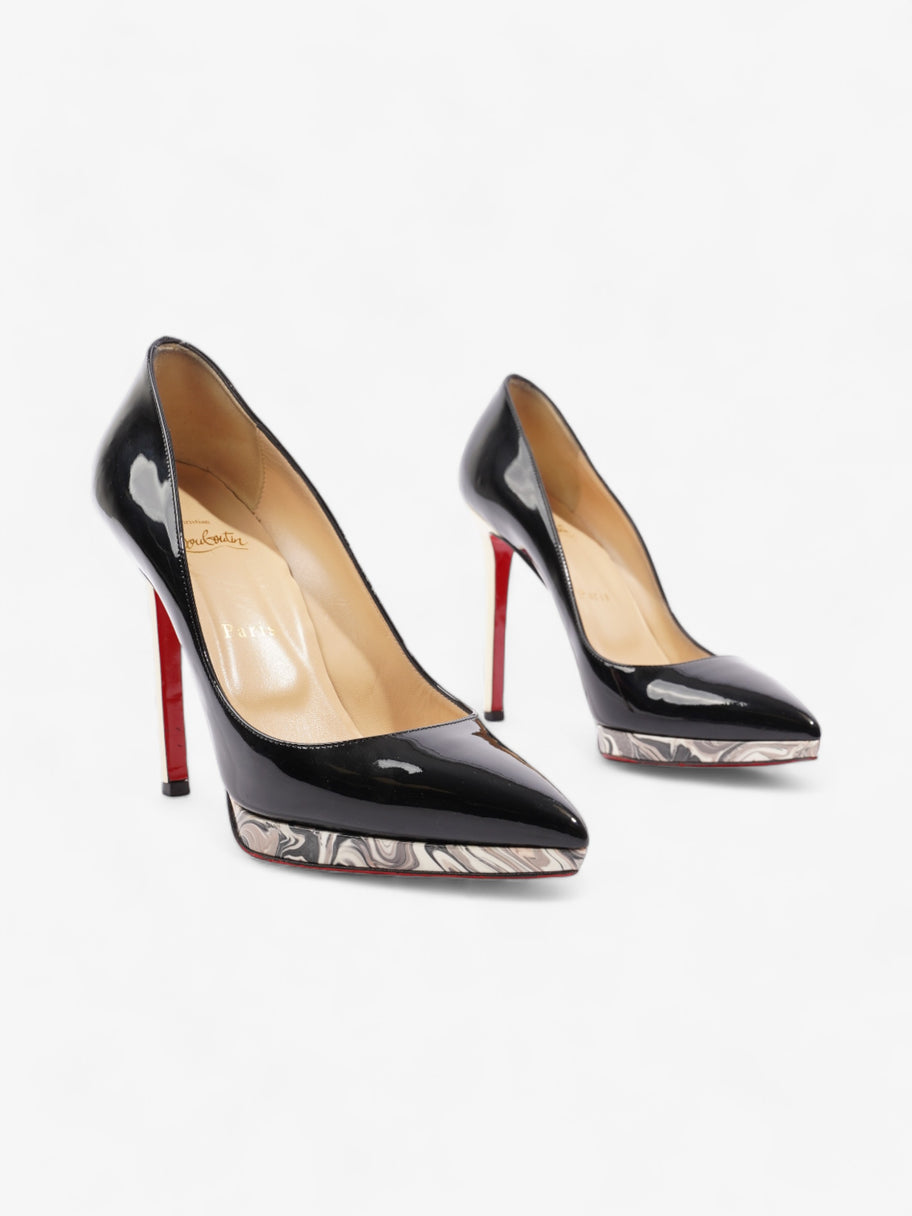 Christian Louboutin Pigalle Plato 120 Black Patent Leather EU 38.5 UK 5.5 Image 2