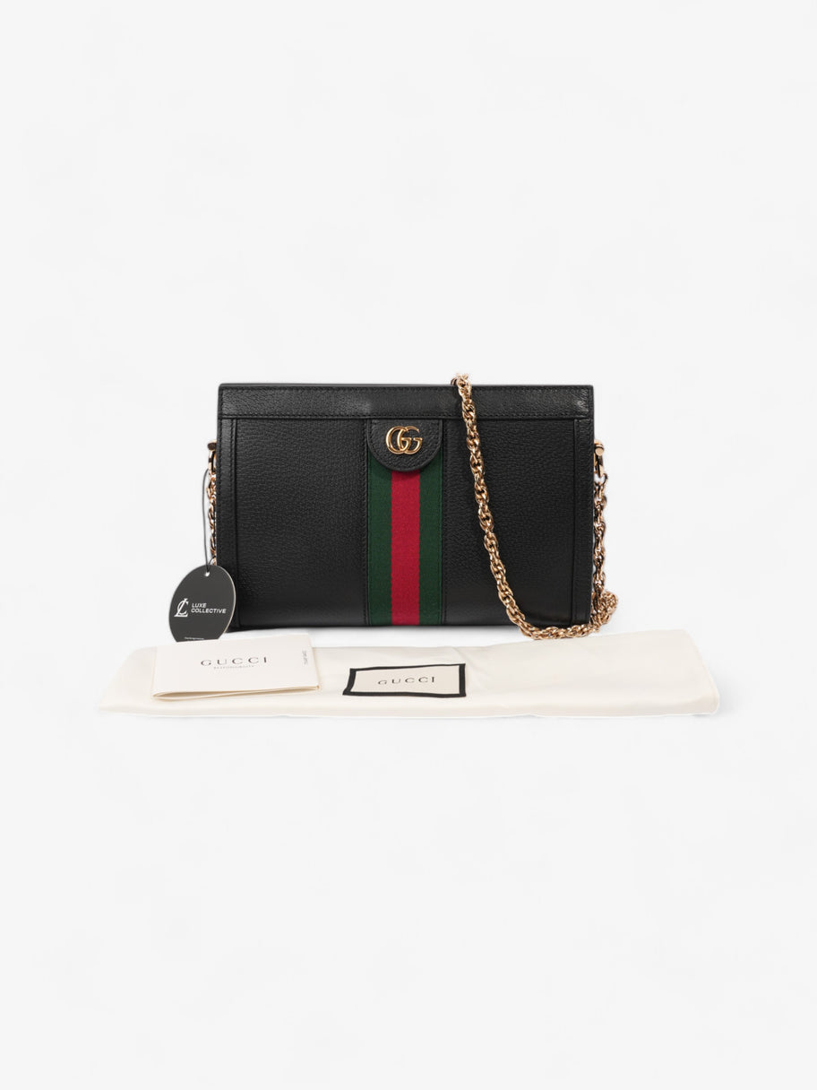 Gucci Ophidia GG Black / Red / Green Leather Small Image 9