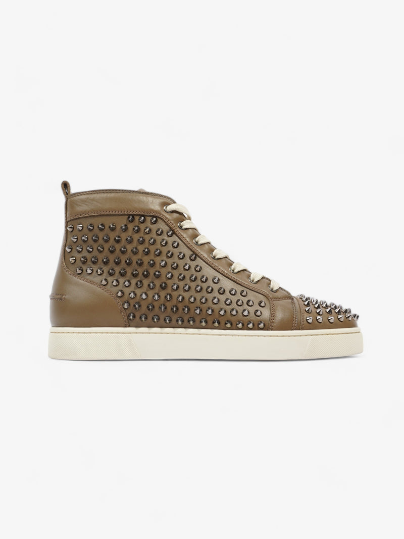  Louis Junior Spikes High-tops Brown / Beige Leather EU 43.5 UK 9.5