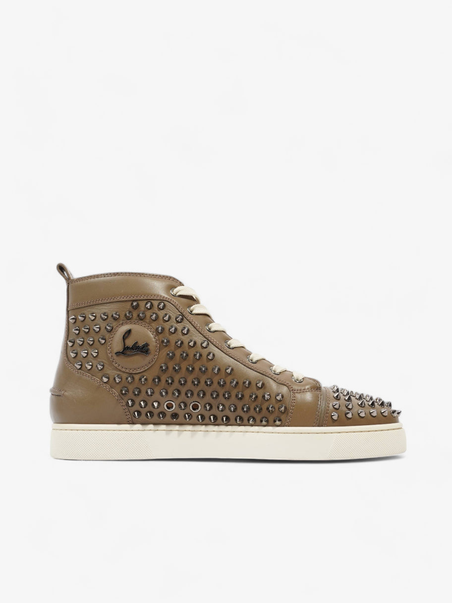 Louis Junior Spikes High-tops Brown / Beige Leather EU 43.5 UK 9.5 Image 4