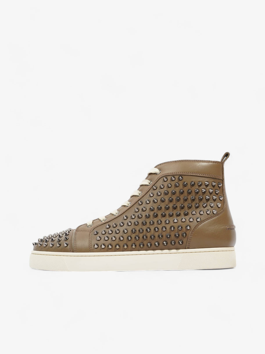 Louis Junior Spikes High-tops Brown / Beige Leather EU 43.5 UK 9.5 Image 5