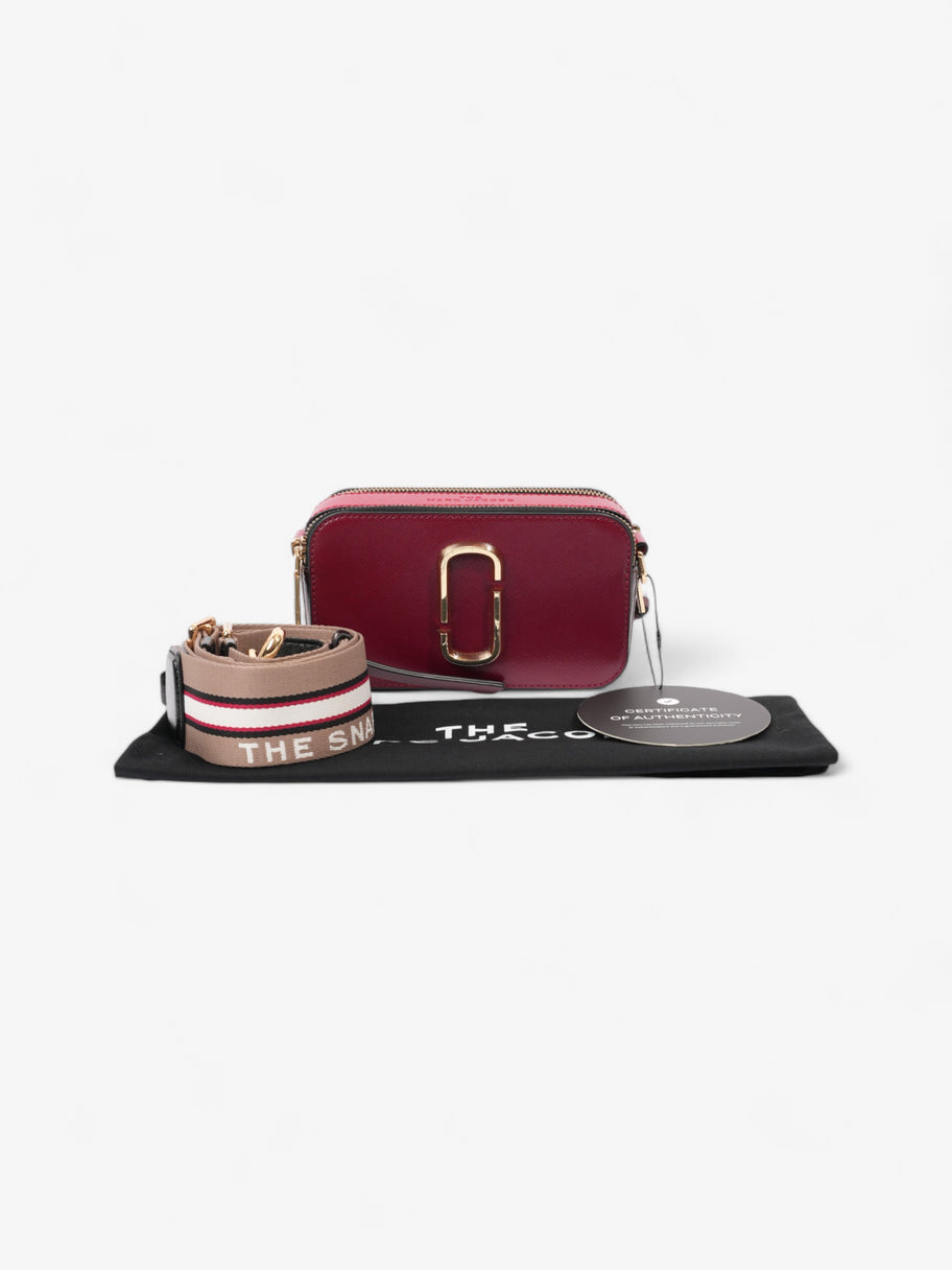 Marc Jacobs The Snapshot Bag Cranberry / Red / Burgundy Leather Image 10