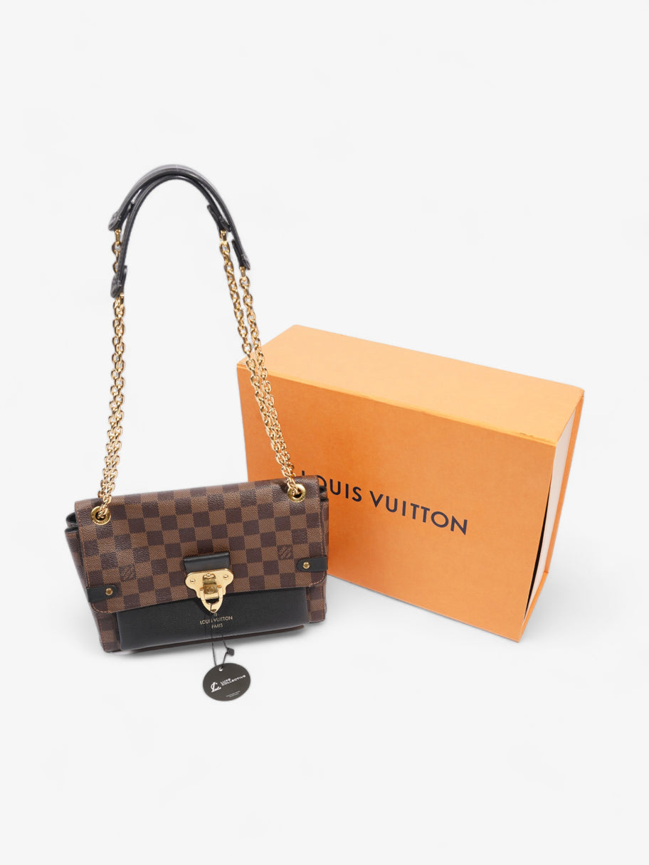 Louis Vuitton Vavin Damier Ebene / Black Coated Canvas PM Image 10