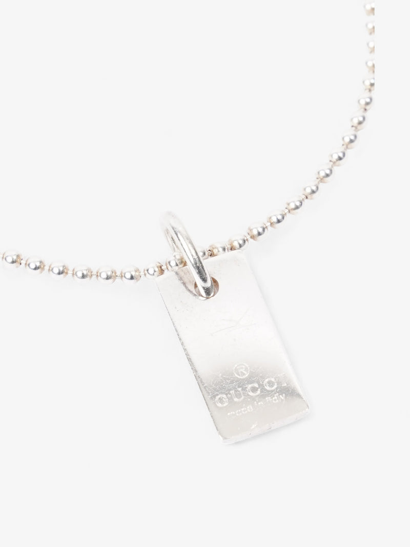  Gucci Tag Bracelet Silver Silver Sterling