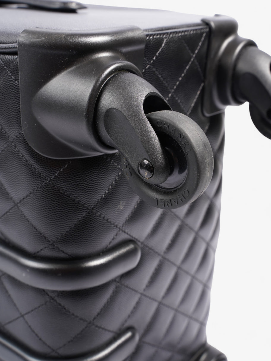 Chanel Caviar Quilted Cabin Bag Black Caviar Leather Image 8