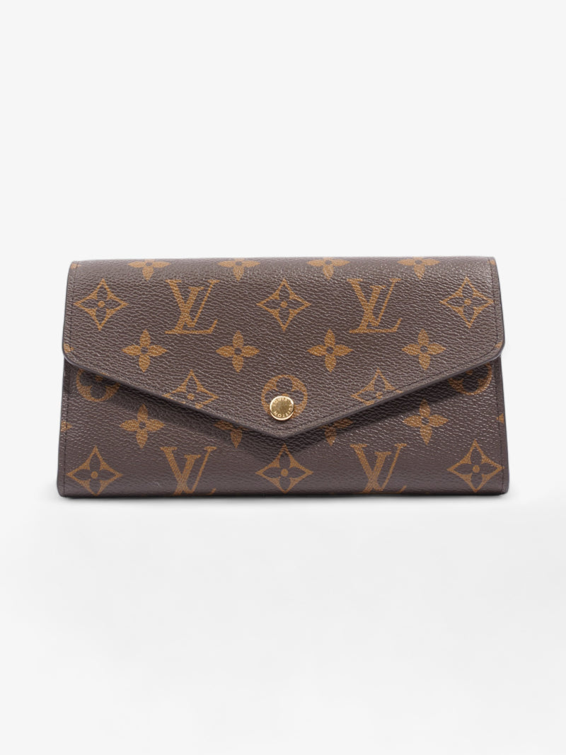  Louis Vuitton Sarah Wallet Monogram Coated Canvas