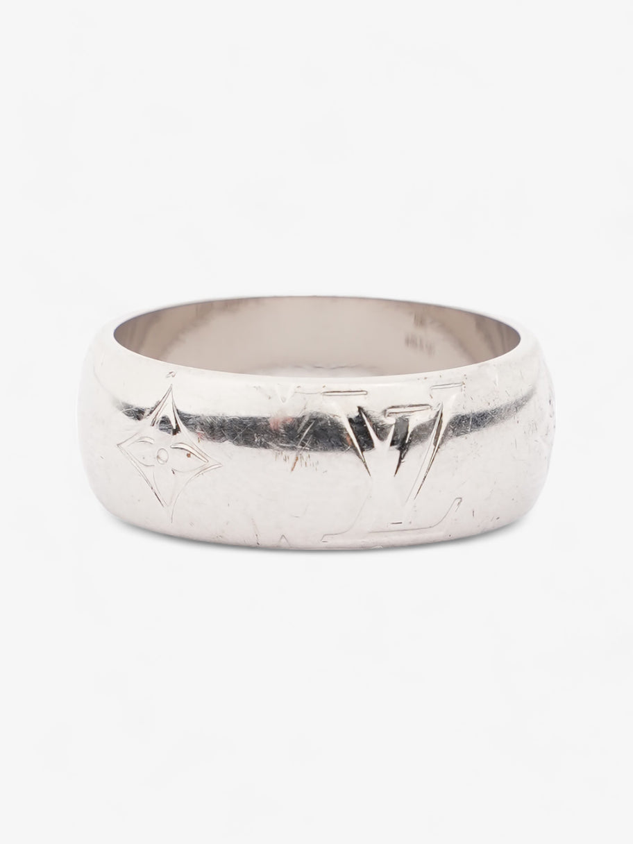 Monogram Ring Silver Base Metal Medium (60mm) Image 4