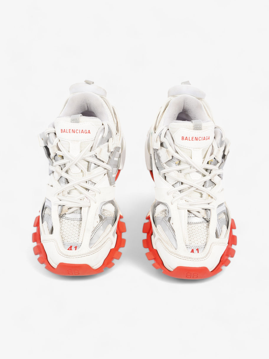 Balenciaga Track White / Red / Silver Mesh EU 41 UK 8 Image 9