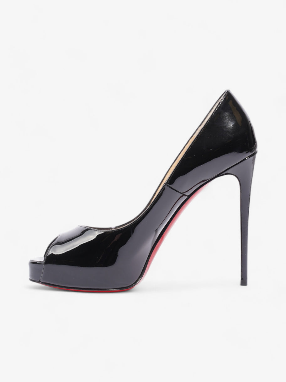 Christian Louboutin New Very Prive Heels 120 Black Patent Leather EU 39 UK 6 Image 3