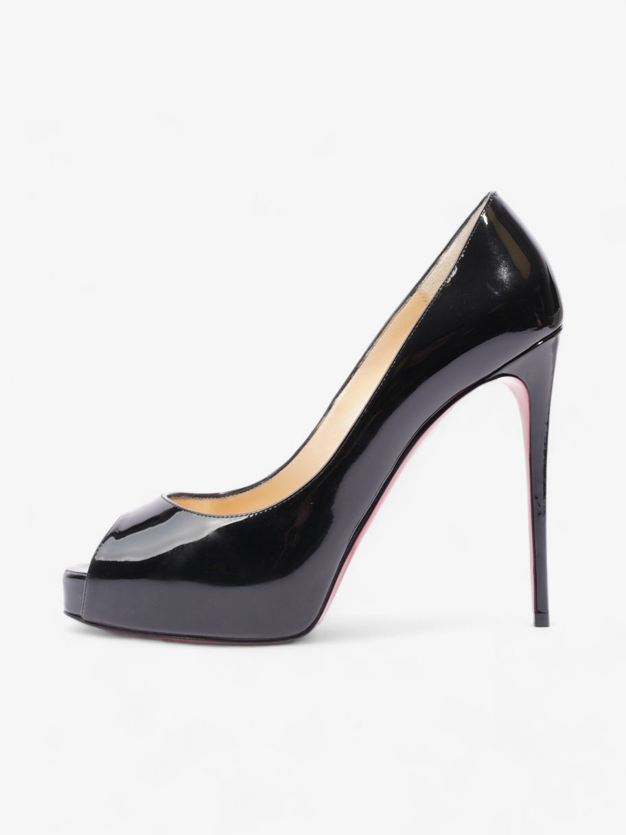 Christian Louboutin New Very Prive Heels 120 Black Patent Leather EU 39 UK 6 Image 5