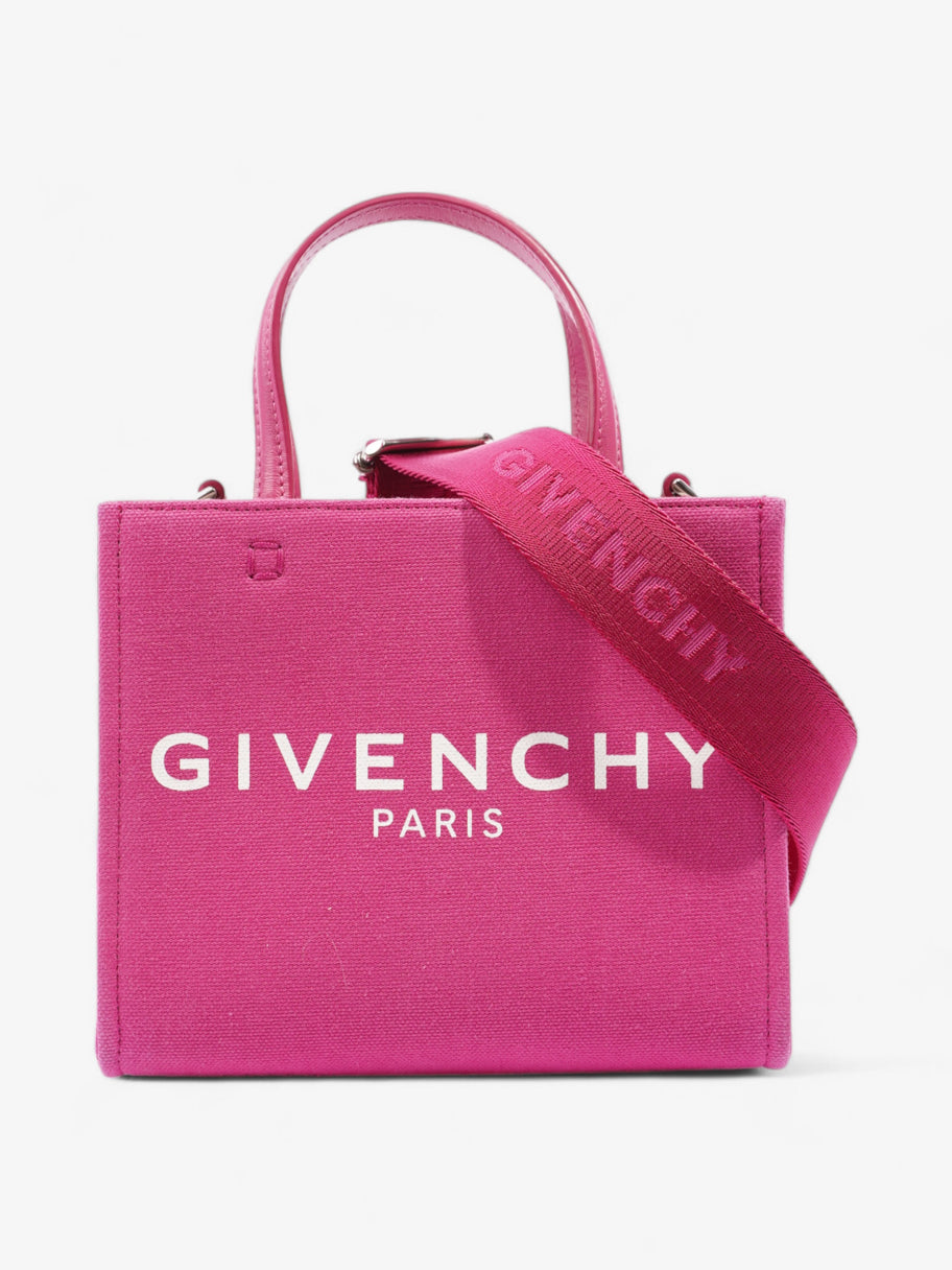 Givenchy G Tote Bag Pink Canvas Mini Image 1