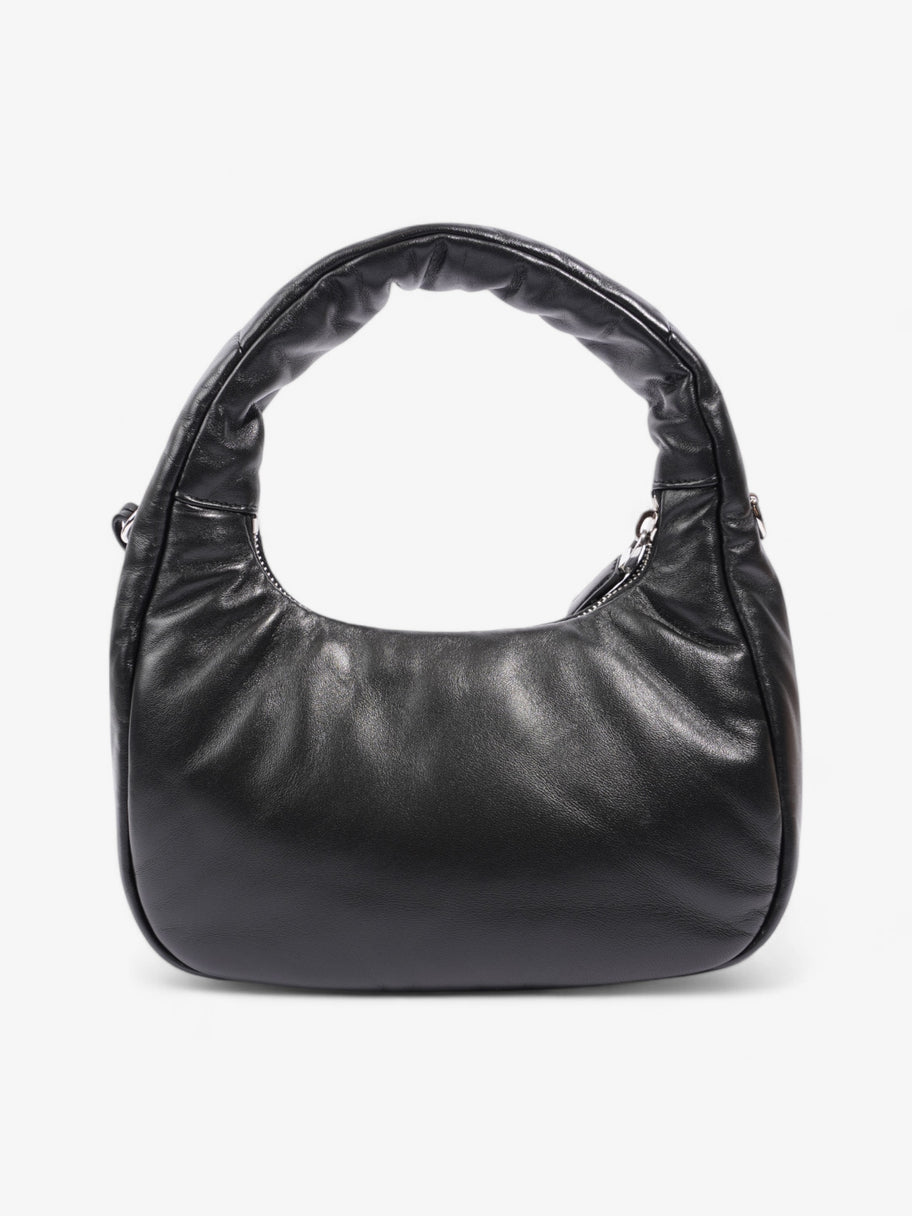 Prada Soft Padded Shoulder Bag Black Nappa Leather Image 4