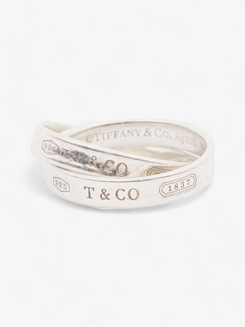  Tiffany and Co 1837 Interlocking Circles Ring Silver Silver Sterling 5 (Circumference - 49.3mm)