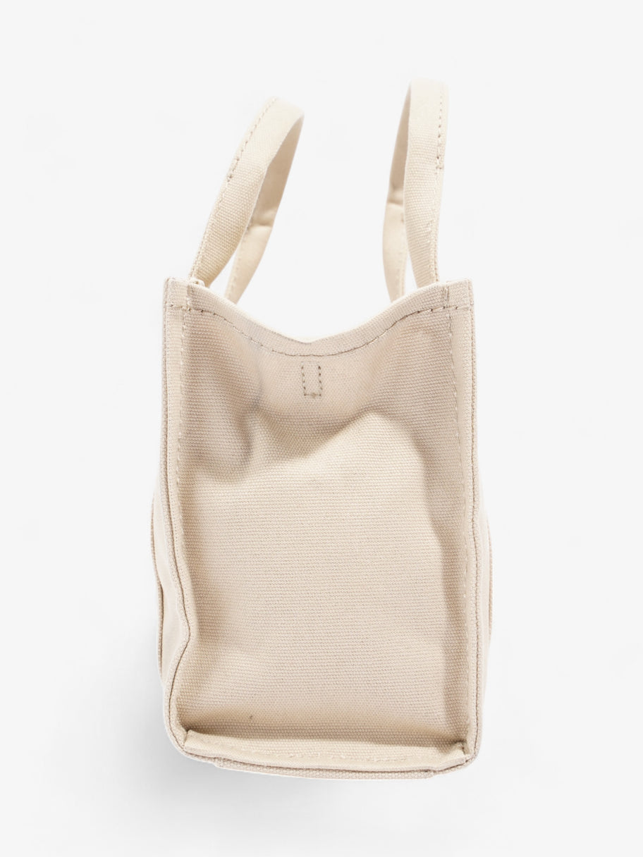 Marc Jacobs The Tote Bag Cream / White Cotton Small Image 5